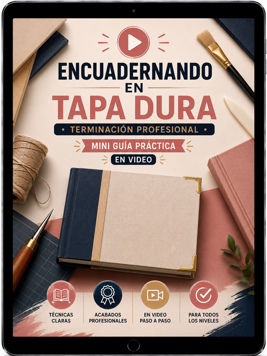 Guía de Encuadernado en Tapa DURA: Termiación Profesional