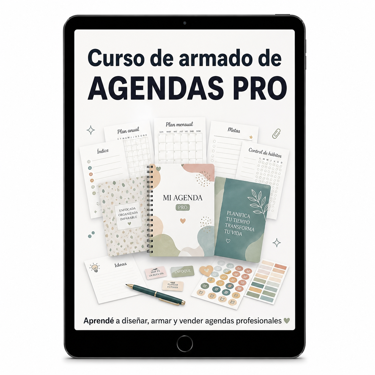 Curso en video armado de  Agendas PRO